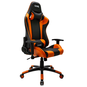 GAME Racing PRO GT300 Naranja-Negro Silla Gaming