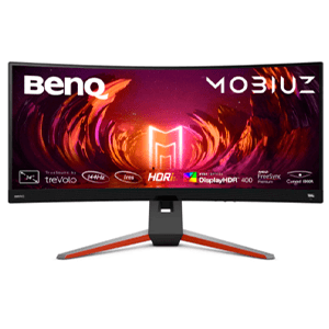 Benq Mobiuz Ex3410r monitor curvo gaming 34 pulgadas ultrawide 2k 144 hz 1ms hdr 400 freesync premium pro control rem led wqhd 144hz hdmi gris dp usb metallic 4k 2.1 34“