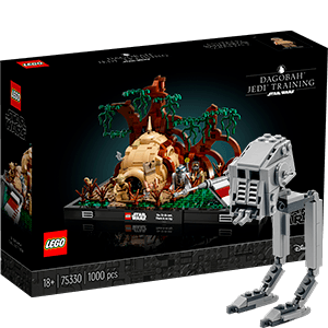 LEGO Star Wars Diorama: Entrenamiento Jedi en Dagobah para Merchandising en GAME.es