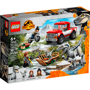 LEGO Jurassic World: Captura de los Velocirraptores Blue y Beta 76946