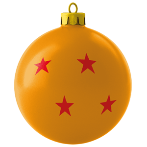 Bola de Navidad Dragon Ball Bola de Dragon 4 estrellas