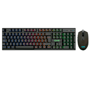 GAME PKM220 RGB Rainbow - Pack teclado y ratón gaming - Reacondicionado para PC Hardware en GAME.es
