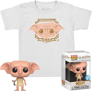 Set Camiseta y Figura POP Harry Potter Dobby S