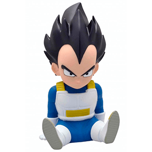 Hucha Figura Dragon Ball Vegeta sentado de 15 cm Hucha Figura Dragon Ball Vegeta sentado de 15 cm
