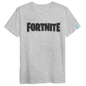 Camiseta Logo Gris Fortnite XL Camiseta Logo Gris Fortnite XL