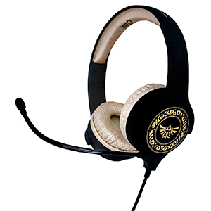 Auriculares OTL Nintendo Zelda Azul y Dorado Interactivos