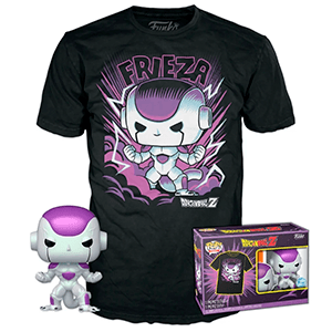 Camiseta + Figura Pop Dragon Ball Z: Freezer FF Talla M para Merchandising en GAME.es