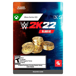 WWE 2K22: 15,000 Virtual Currency Pack for Xbox Series X|S Xbox Series X|S