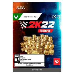 WWE 2K22: 450,000 Virtual Currency Pack for Xbox Series X|S Xbox Series X|S