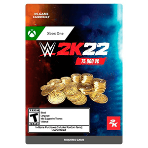 WWE 2K22: 75,000 Virtual Currency Pack for One Xbox One