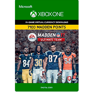 Madden Nfl 17: Mut 7100 Madden Points Pack Xbox One