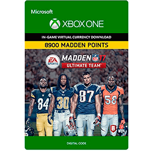 Madden Nfl 17: Mut 8900 Madden Points Pack Xbox One