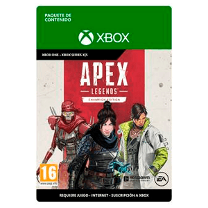 Apex Legends: Champions Edition Xbox One - Plays On Xbox Series X|S para Xbox One, Xbox Series X en GAME.es