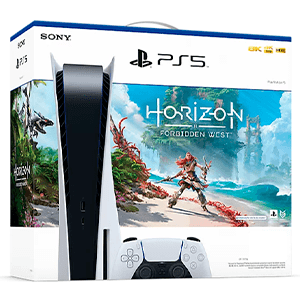 PlayStation 5 Stand + Horizon Forbidden West. Playstation 5