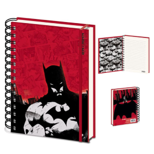 Cuaderno Batman Rojo A5