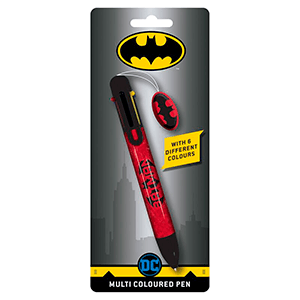 Bolígrafo Multicolor Batman Rojo