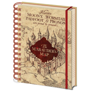 Cuaderno Harry Potter Mapa Merodeador