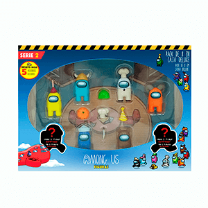 Pack Figuras Among Us: 8 Figuras Crewmates en Caja Deluxe Pack Figuras Among Us: 8 Figuras Crewmates en Caja Deluxe