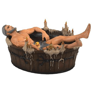 Estatua The Witcher 3: Geralt en Bañera 20cm