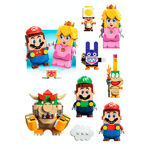 LEGO Super Mario - Pegatinas