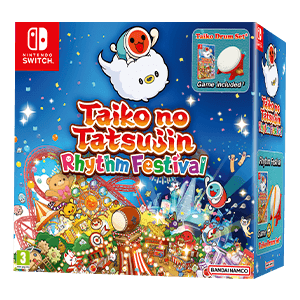 Taiko No Tatsujin: Rhythm Festival con tambor para Nintendo Switch en GAME.es
