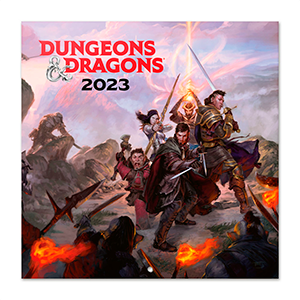 Calendario 2023 Dungeons & Dragons 30x30cm