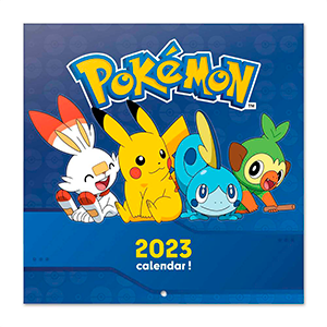 Calendario 2023 Pokémon 30x30cm
