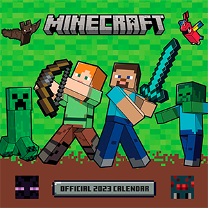 Calendario 2023 Minecraft 30x30cm