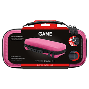 GAME GM182 Bolsa de transporte XL Rosa para Nintendo Switch para Nintendo Switch en GAME.es