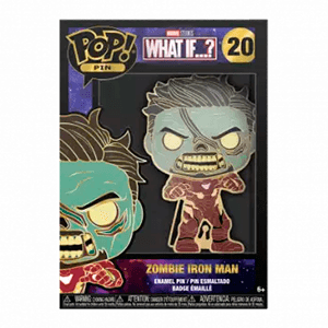 Figura POP Chapa Esmaltada Marvel Zombie Tony Stark