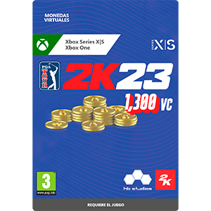 Pga Tour 2K23 - 1,300 Vc Pack Xbox Series X|S and Xbox One