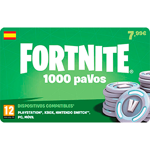 Código Fortnite 1000 paVos