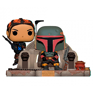 Figura POP Moment Star Wars The Mandalorian: Boba Fett y Fennec Shand