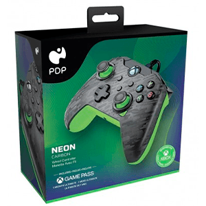 Controller con Cable PDP Neon Carbon XSX-XONE-PC -Licencia oficial- para PC, Xbox One, Xbox Series S, Xbox Series X en GAME.es