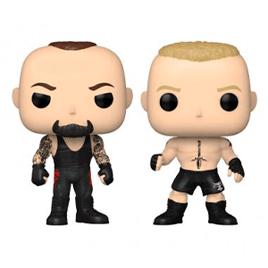 Pack 2 Figuras Pop WWE: Lesnar y Undertaker para Merchandising en GAME.es