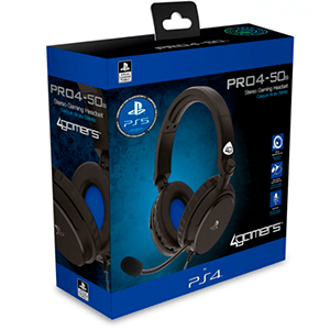 Auriculares 4Gamers Pro 4-50S Negros -Licencia oficial-