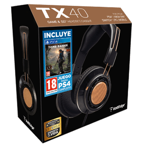 Auriculares Voltedge TX40 + Shadow of the Tomb Raider PS4