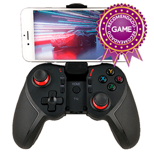 GAME GP422 Gamepad Bluetooth con Soporte para teléfono