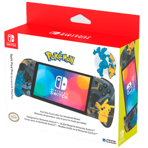 Controller Hori Split Pad Pro Pokémon Pikachu y Lucario -Licencia oficial-