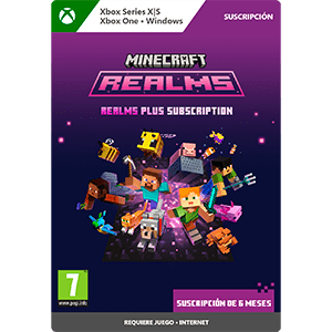Minecraft Realms Plus 6-Month Subscription Xbox Series X|S and Xbox One and Win 10