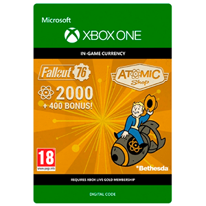 Fallout 76: 2000 (+400 Bonus) Atoms Xbox One