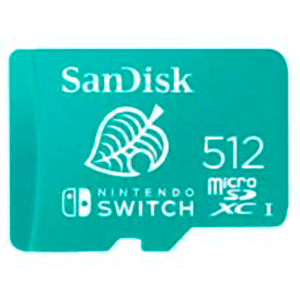 Memoria Sandisk 512GB microSDXC Súper Hoja -Licencia oficial- en GAME.es