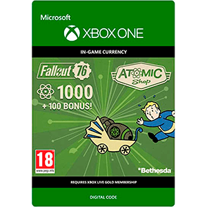 Fallout 76: 1000 (+100 Bonus) Atoms Xbox One
