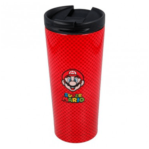 Vaso Termo Cafe Acero Inoxidable 425 ml Super Mario