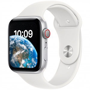 Apple Watch Series SE 44 mm. Plata Aluminio Wifi