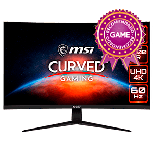 MSI G321CUV 31.5" VA 4K 60Hz - HDR Ready - Monitor Gaming Curvo para PC Hardware en GAME.es