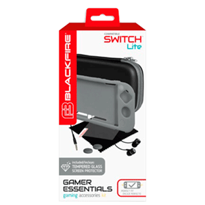 Gamer Essentials Kit Gris Blackfire para Nintendo Switch Lite