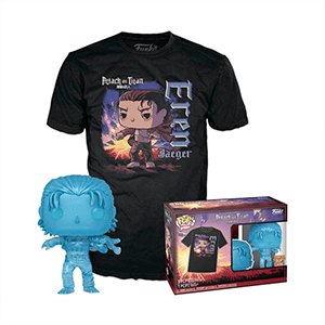 Set Figura POP y Camiseta Attack on Titan: Eren S Set Figura POP y Camiseta Attack on Titan: Eren S