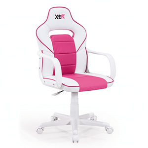 ADEC XTR Blanco-Rosa Simil Piel  - Silla Gaming