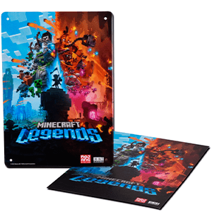 Minecraft Legends - Póster metálico
